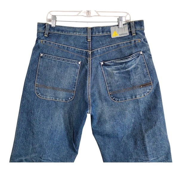 Levis SilverTab Oversized Baggy Blue Jeans Mens 34x32 Utility (36x32.5) - Picture 4 of 13